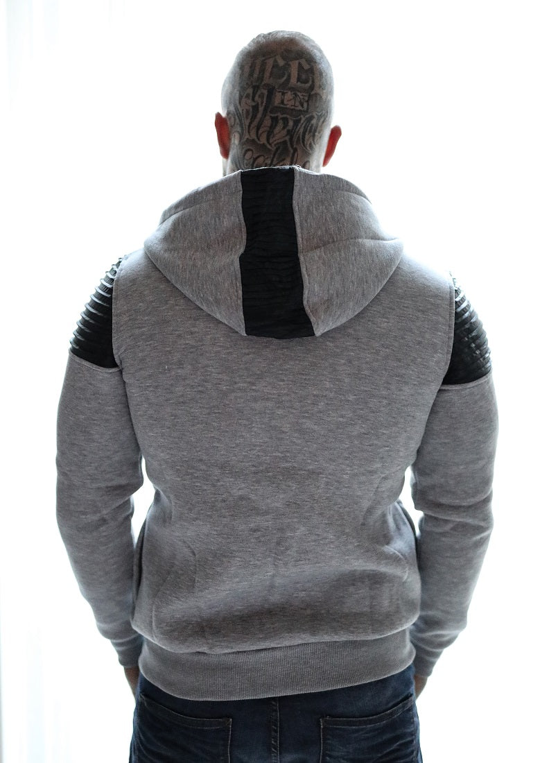 Hoodiejacket Log/Arm1 – DIS IRATIS NATUS | Premium Hoodie