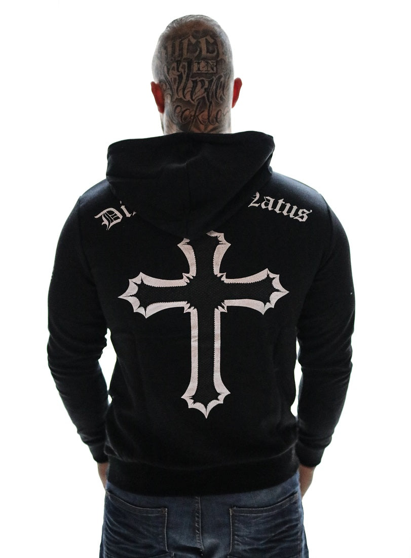 Hoodie Skull/Helm – DIS IRATIS NATUS | Premium Hoodie